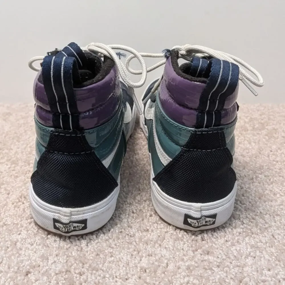 Vans Sk8-Hi MTE Primaloft Sneaker Boots Mens 10.5 Womens 12 Blue Teal Purple